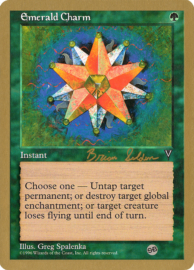 Emerald Charm (Brian Selden) (SB) [World Championship Decks 1998] | GnG Games
