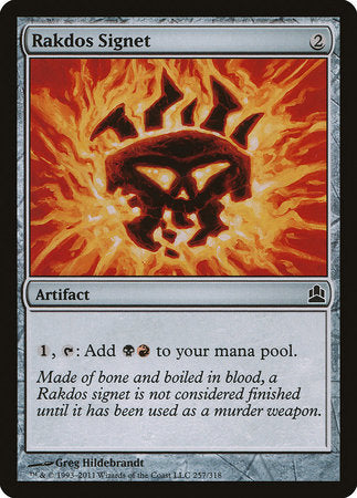 Rakdos Signet [Commander 2011] | GnG Games