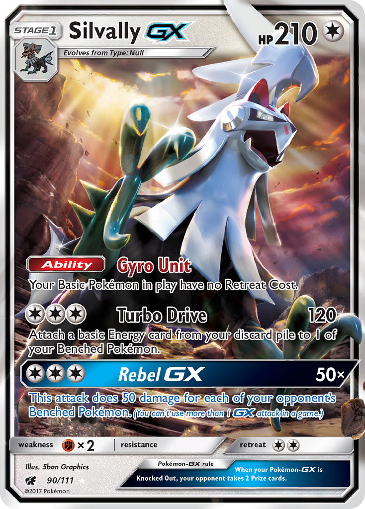 Silvally GX (90/111) [Sun & Moon: Crimson Invasion] | GnG Games