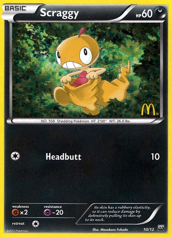 Scraggy (10/12) [McDonald's Promos: 2012 Collection] | GnG Games