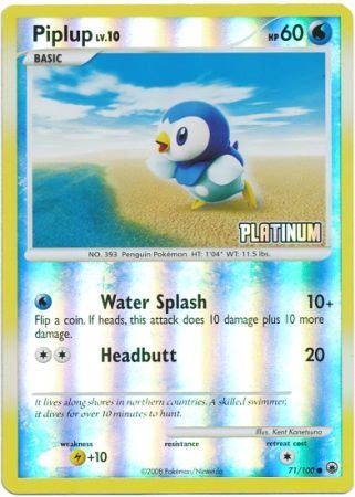 Piplup (71/100) [Burger King Promos: 2009 Collection] | GnG Games