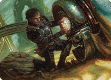 Urza, Powerstone Prodigy Art Card [The Brothers' War Art Series] | GnG Games