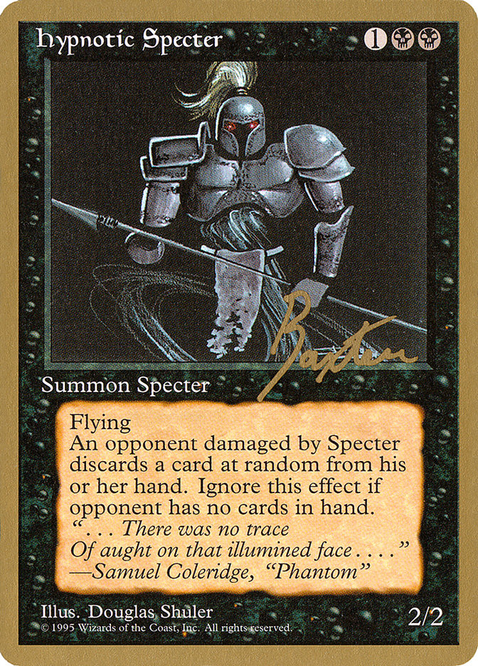 Hypnotic Specter (George Baxter) [Pro Tour Collector Set] | GnG Games