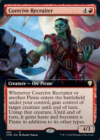 Coercive Recruiter (Extended Art) [Commander Legends] | GnG Games