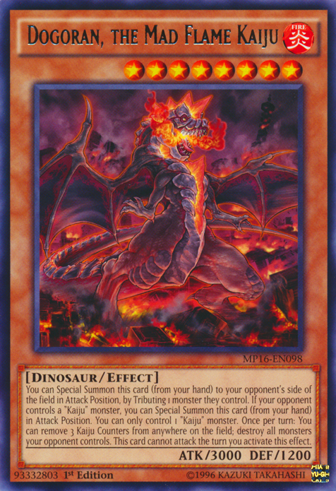 Dogoran, the Mad Flame Kaiju [MP16-EN098] Rare | GnG Games