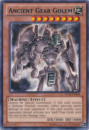 Ancient Gear Golem (Blue) [DL18-EN004] Rare | GnG Games