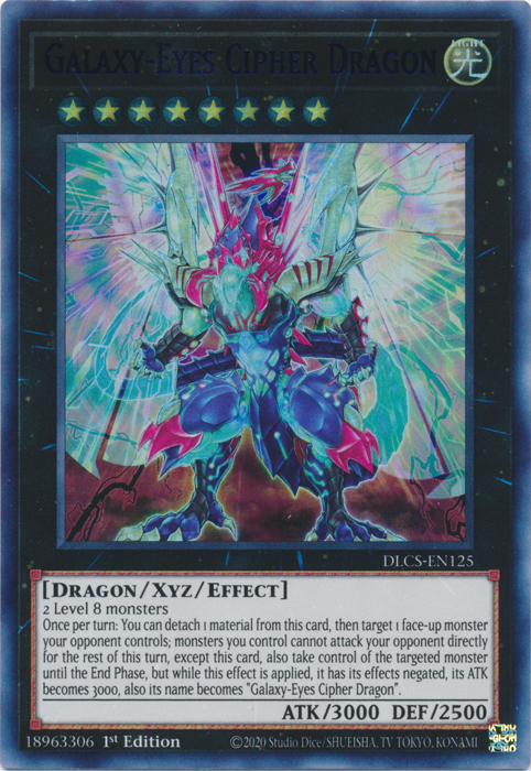 Galaxy-Eyes Cipher Dragon (Blue) [DLCS-EN125] Ultra Rare | GnG Games