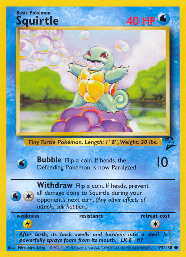 Squirtle (93/130) [Base Set 2] | GnG Games