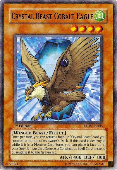 Crystal Beast Cobalt Eagle [FOTB-EN006] Common | GnG Games