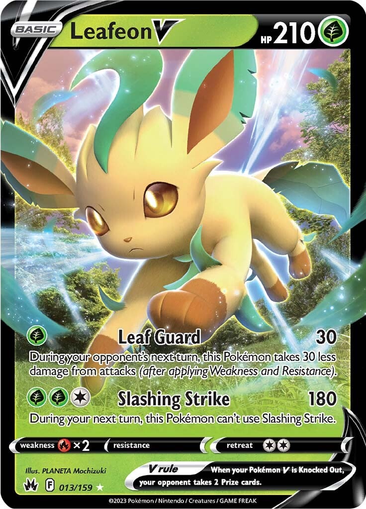 Leafeon V (013/159) [Sword & Shield: Crown Zenith] | GnG Games