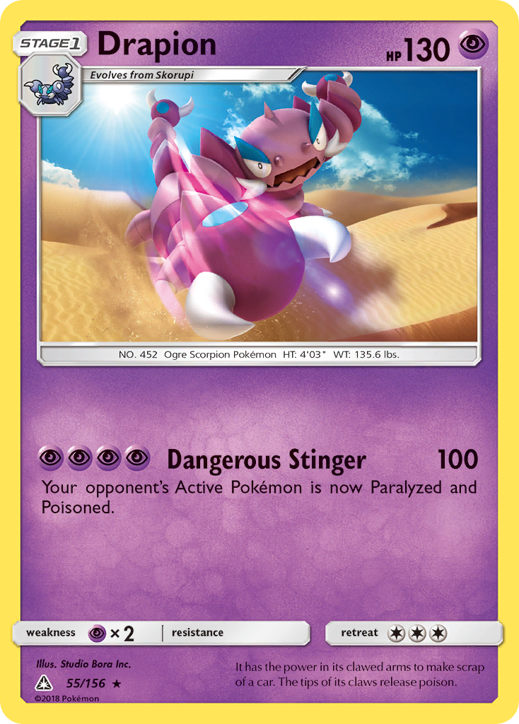 Drapion (55/156) [Sun & Moon: Ultra Prism] | GnG Games