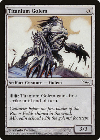 Titanium Golem [Mirrodin] | GnG Games