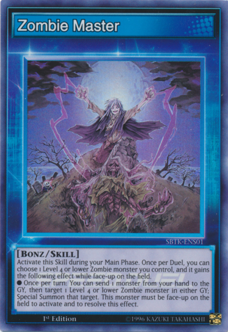 Zombie Master (Skill Card) [SBTK-ENS01] Super Rare | GnG Games