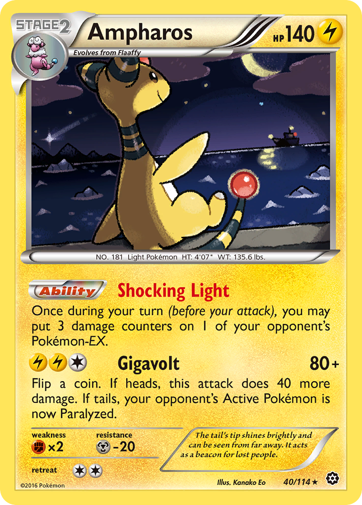 Ampharos (40/114) [XY: Steam Siege] | GnG Games