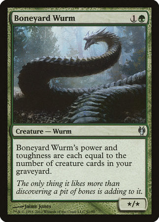 Boneyard Wurm [Duel Decks: Izzet vs. Golgari] | GnG Games