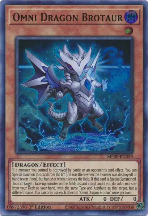 Omni Dragon Brotaur [MP20-EN059] Ultra Rare | GnG Games