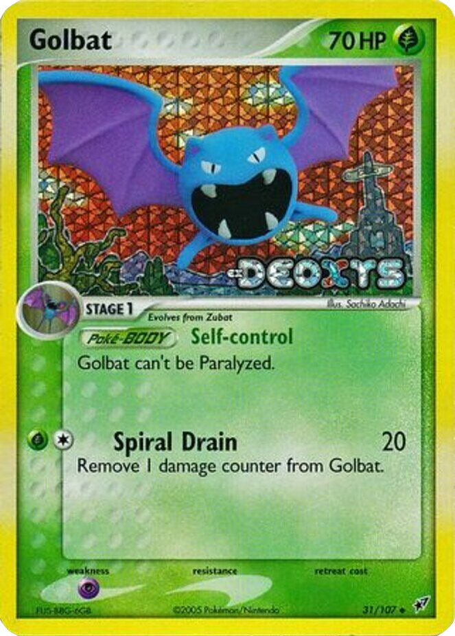 Golbat (31/107) (Stamped) [EX: Deoxys] | GnG Games