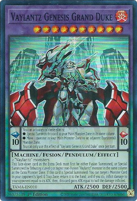 Vaylantz Genesis Grand Duke [TAMA-EN010] Super Rare | GnG Games