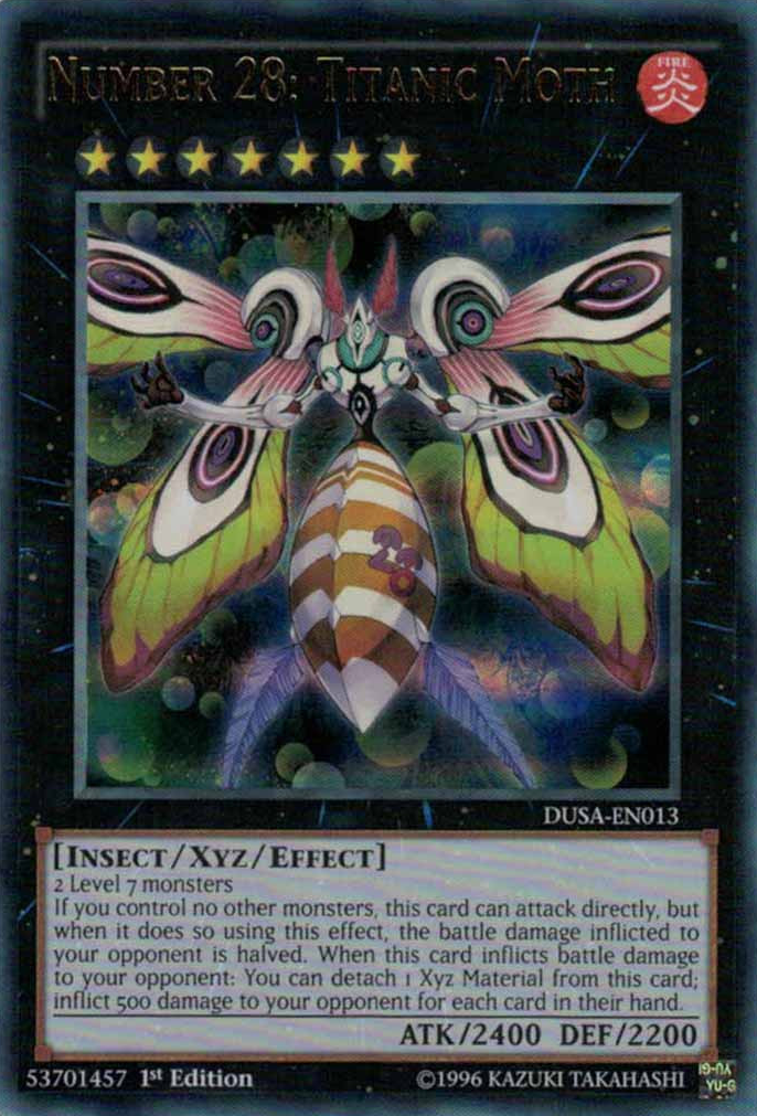 Number 28: Titanic Moth [DUSA-EN013] Ultra Rare | GnG Games