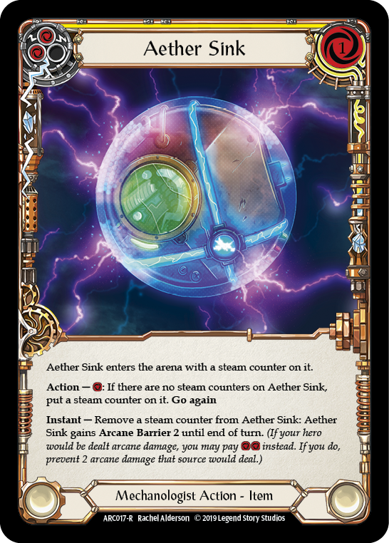 Aether Sink [ARC017-R] 1st Edition Rainbow Foil | GnG Games