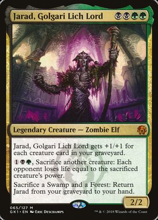 Jarad, Golgari Lich Lord [GRN Guild Kit] | GnG Games