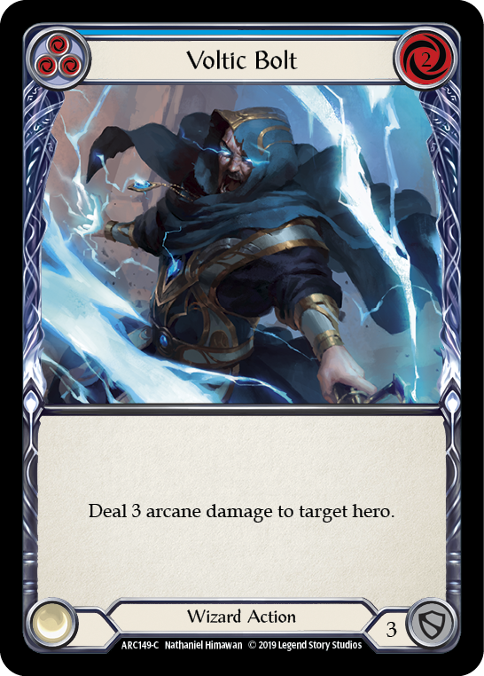 Voltic Bolt (Blue) [ARC149-C] 1st Edition Normal | GnG Games