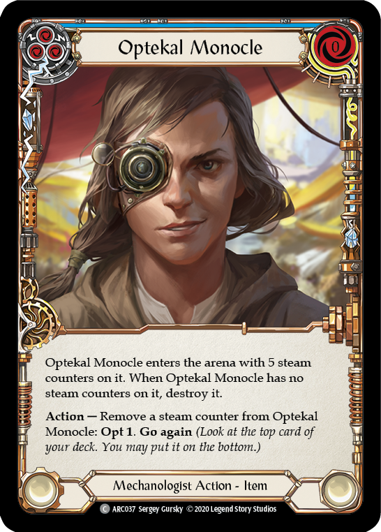 Optekal Monocle [ARC037] Unlimited Edition Rainbow Foil | GnG Games