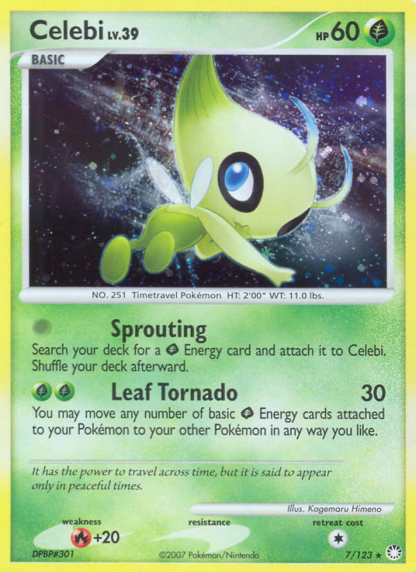 Celebi (7/123) [Diamond & Pearl: Mysterious Treasures] | GnG Games