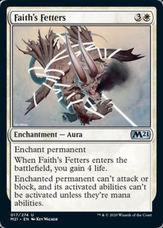 Faith's Fetters [Core Set 2021] | GnG Games