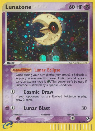 Lunatone (8/100) [EX: Sandstorm] | GnG Games