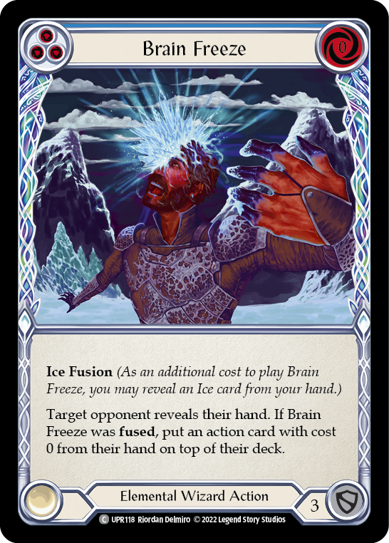 Brain Freeze (Blue) [UPR118] (Uprising)  Rainbow Foil | GnG Games