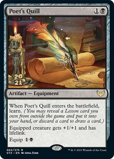 Poet's Quill [Strixhaven: School of Mages Prerelease Promos] | GnG Games