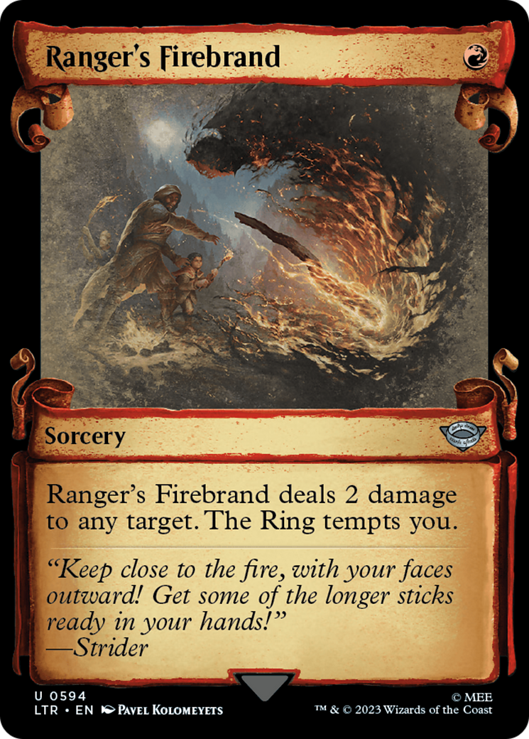 Ranger's Firebrand [The Lord of the Rings: Tales of Middle-Earth Showcase Scrolls] | GnG Games