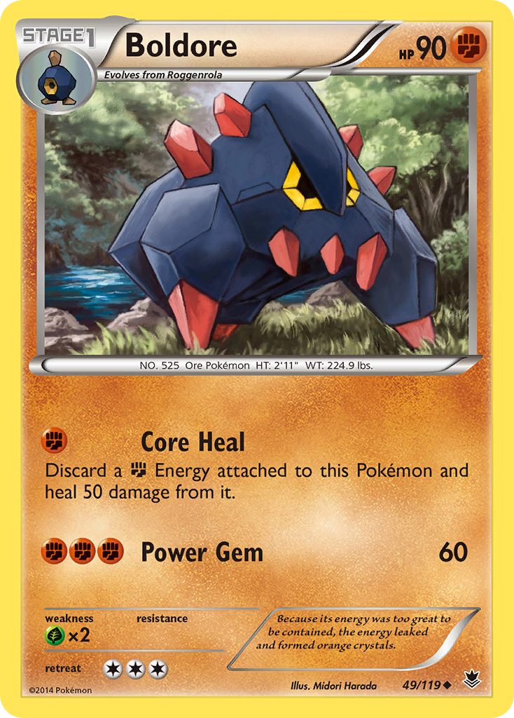 Boldore (49/119) [XY: Phantom Forces] | GnG Games