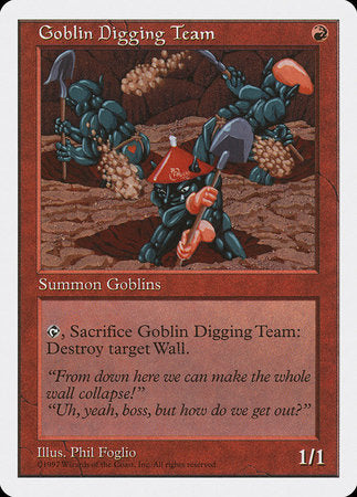 Goblin Digging Team [Fifth Edition] | GnG Games