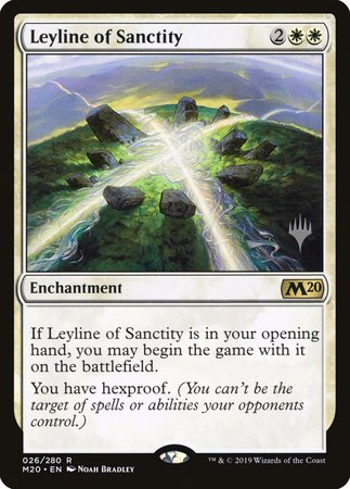 Leyline of Sanctity [Core Set 2020 Promos] | GnG Games