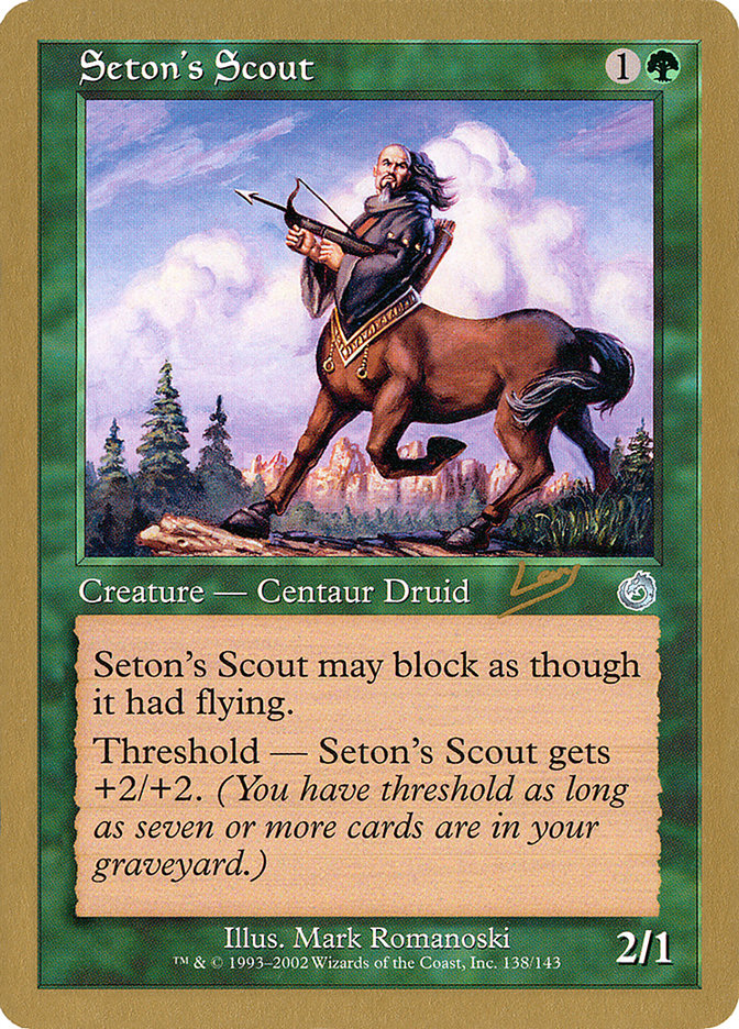 Seton's Scout (Raphael Levy) [World Championship Decks 2002] | GnG Games