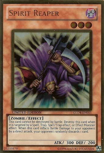 Spirit Reaper [GLD4-EN011] Gold Rare | GnG Games