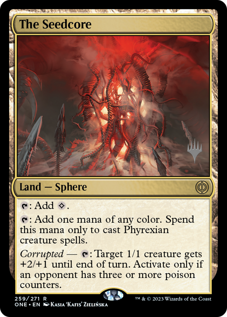 The Seedcore (Promo Pack) [Phyrexia: All Will Be One Promos] | GnG Games