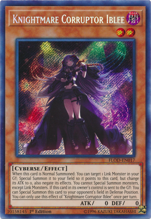 Knightmare Corruptor Iblee [FLOD-EN017] Secret Rare | GnG Games