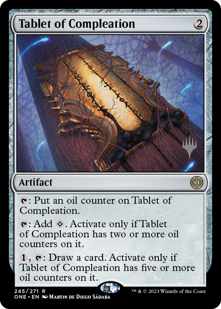 Tablet of Compleation (Promo Pack) [Phyrexia: All Will Be One Promos] | GnG Games