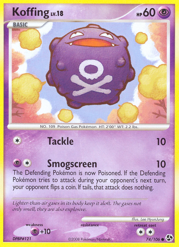 Koffing (74/106) [Diamond & Pearl: Great Encounters] | GnG Games