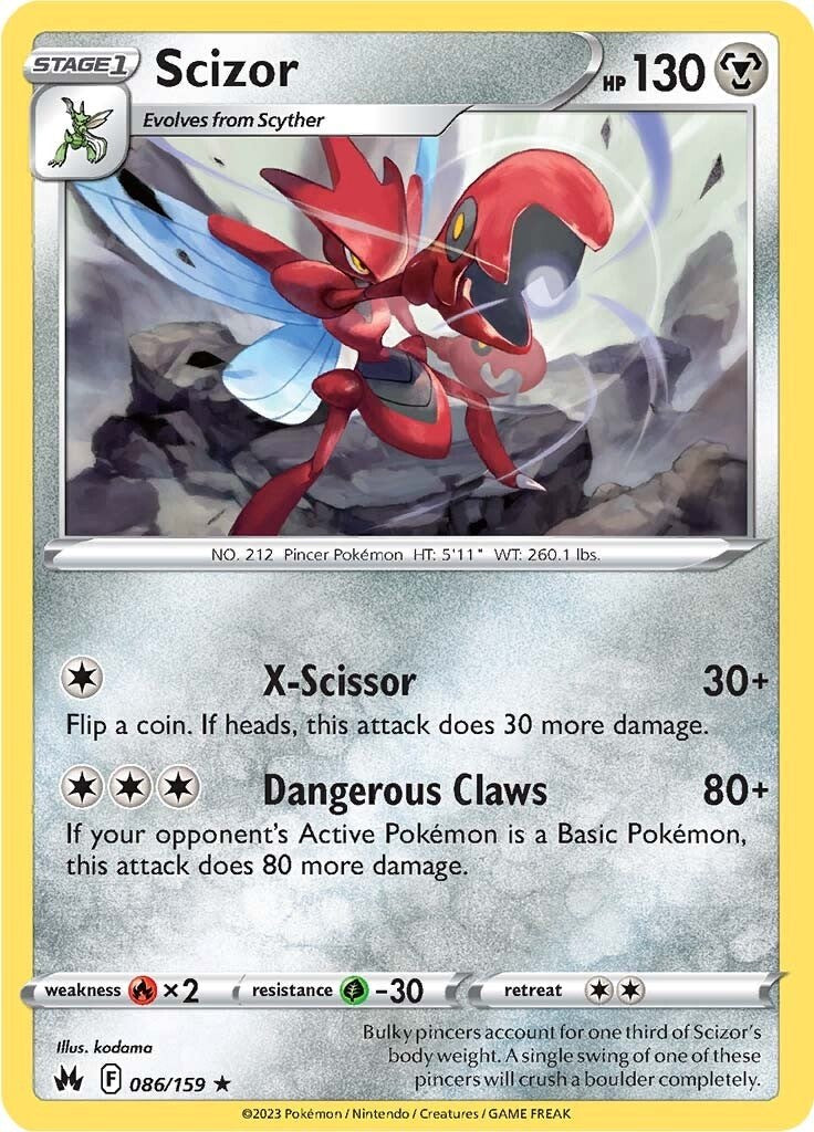 Scizor (086/159) [Sword & Shield: Crown Zenith] | GnG Games