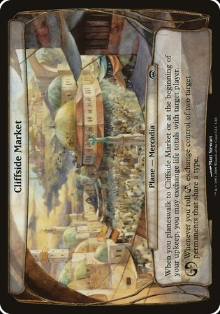 Cliffside Market (Planechase) [Planechase Planes] | GnG Games