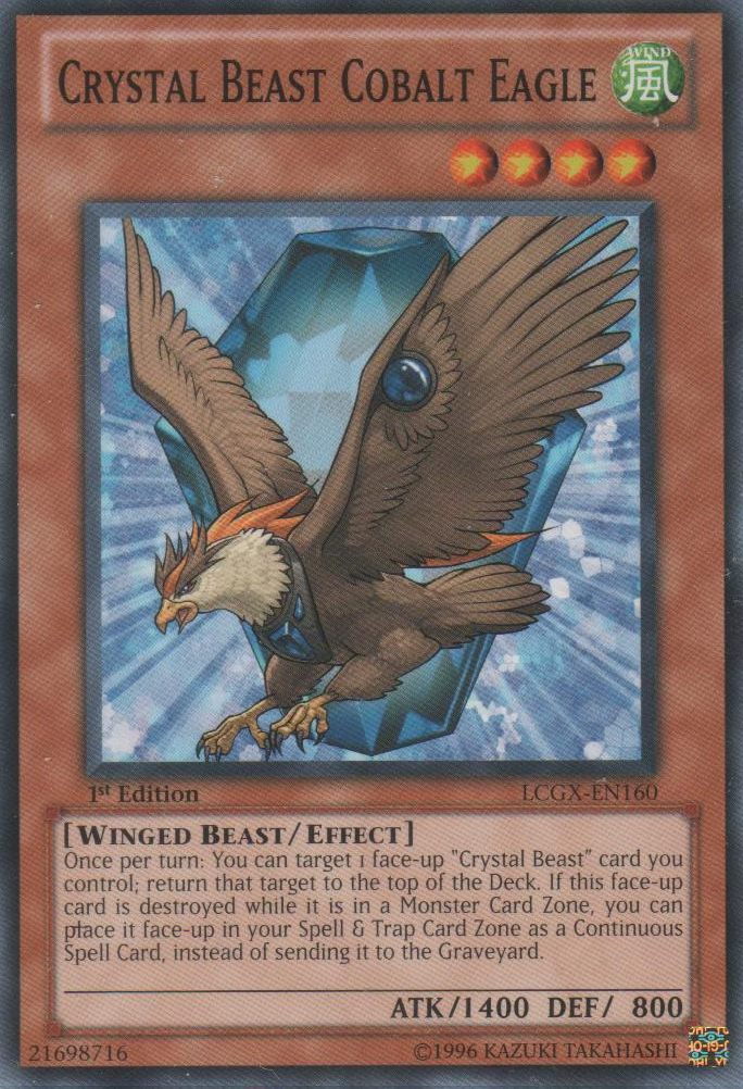 Crystal Beast Cobalt Eagle [LCGX-EN160] Common | GnG Games