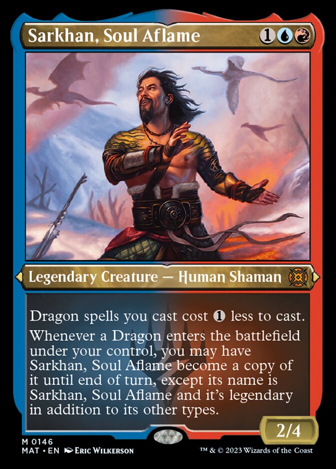 Sarkhan, Soul Aflame (Foil Etched) [March of the Machine: The Aftermath] | GnG Games