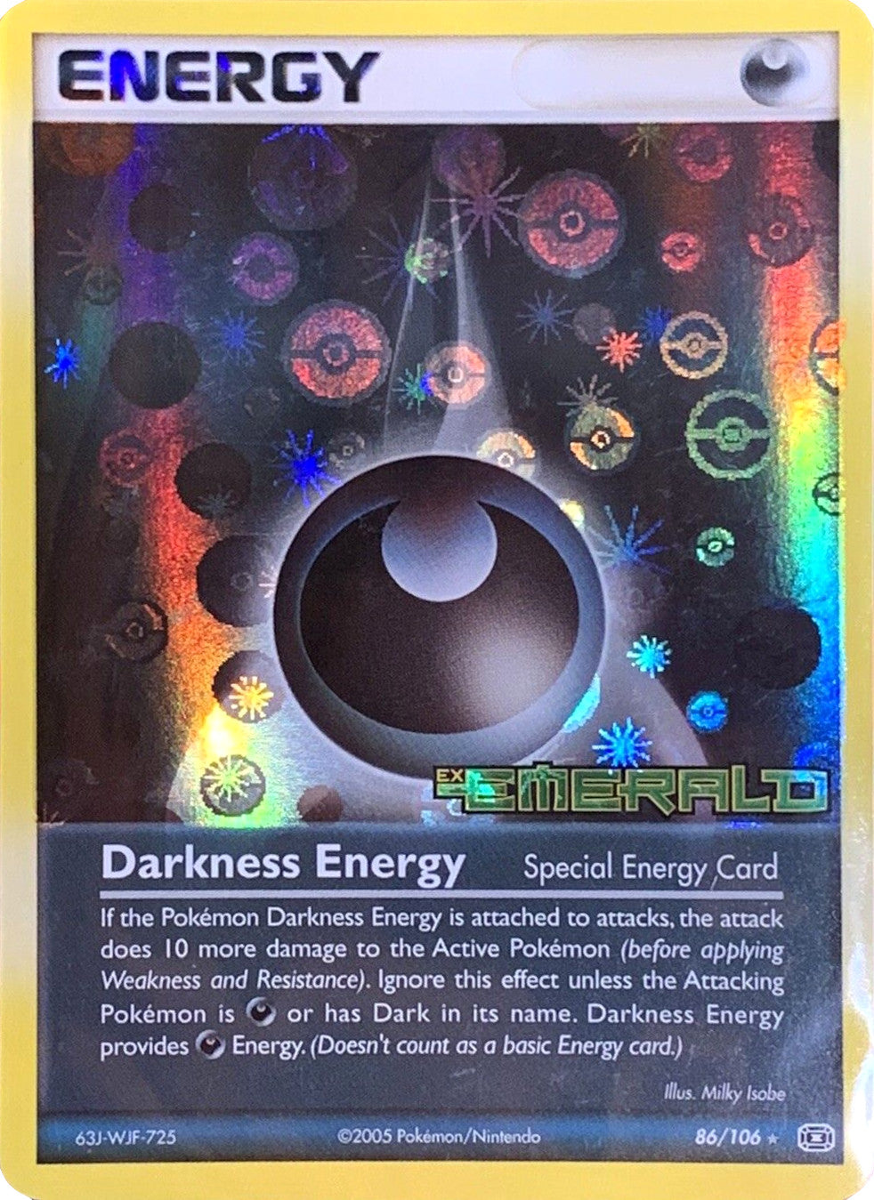 Darkness Energy (86/106) (Stamped) [EX: Emerald] | GnG Games