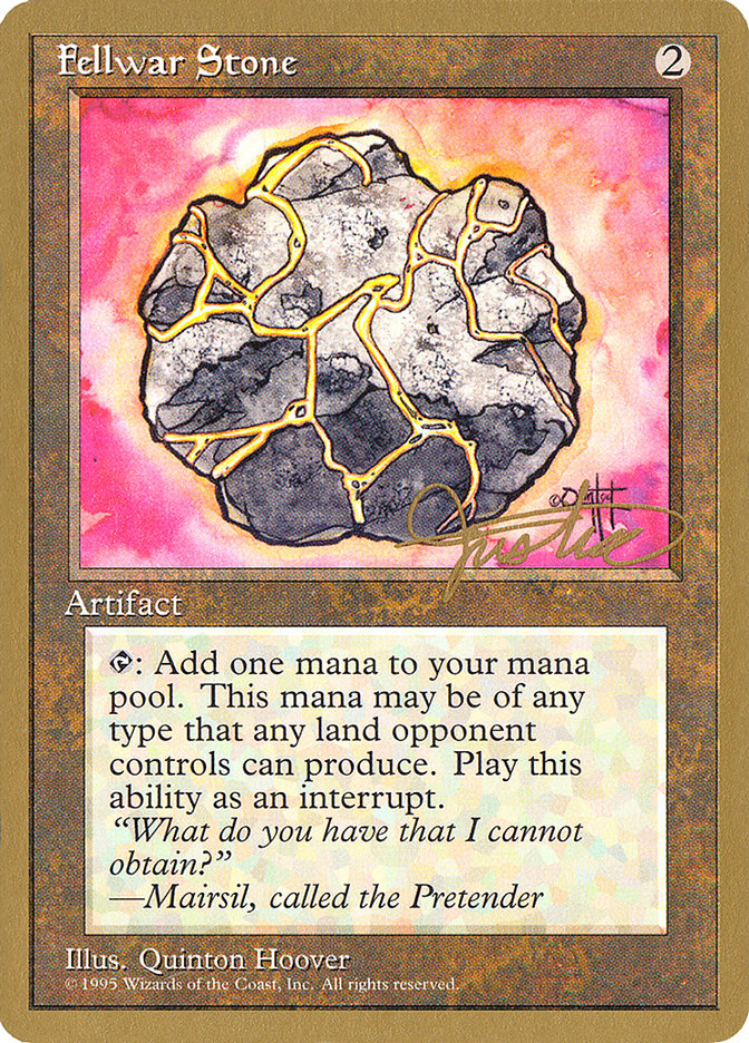 Fellwar Stone (Mark Justice) [Pro Tour Collector Set] | GnG Games