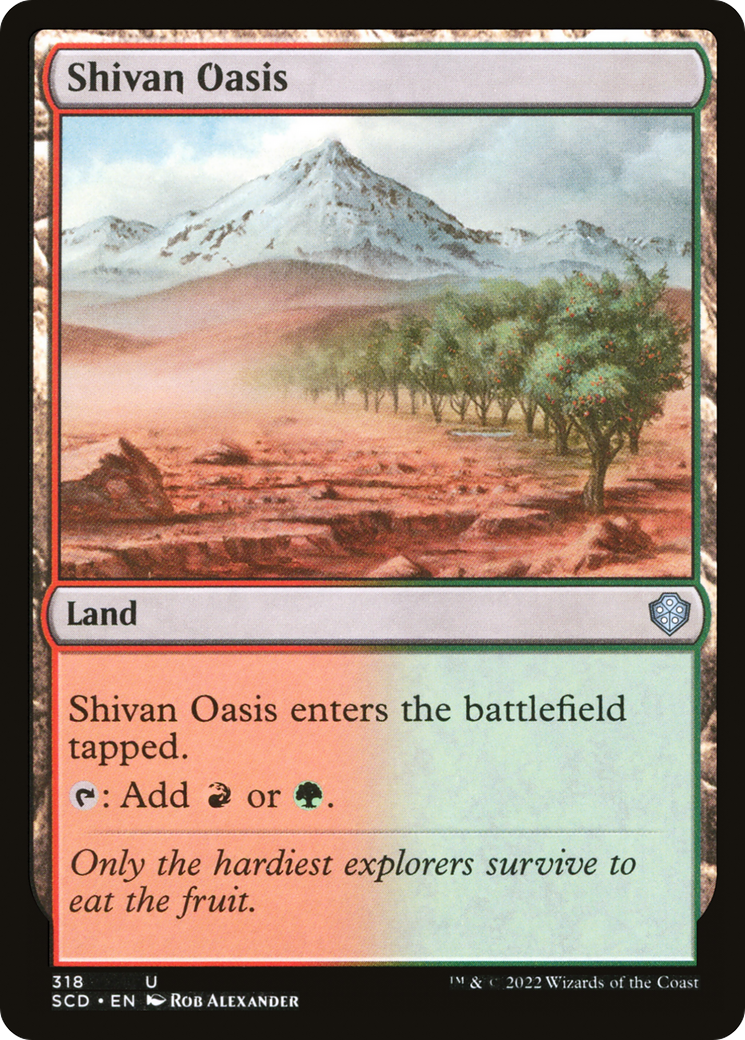 Shivan Oasis [Starter Commander Decks] | GnG Games