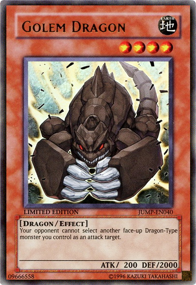 Golem Dragon [JUMP-EN040] Ultra Rare | GnG Games